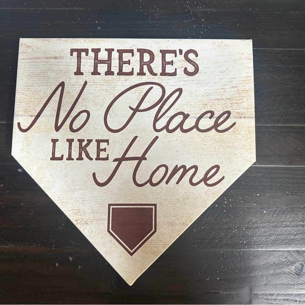 Rustic Brown and Cream Wall Decor Sign